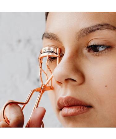Professional Eyelash Curler Effortless Curls with Soft Silicon Pads for Natural & False Lashes | Quick & Gentle - Rose Gold - Buy Online on GoSupps.com