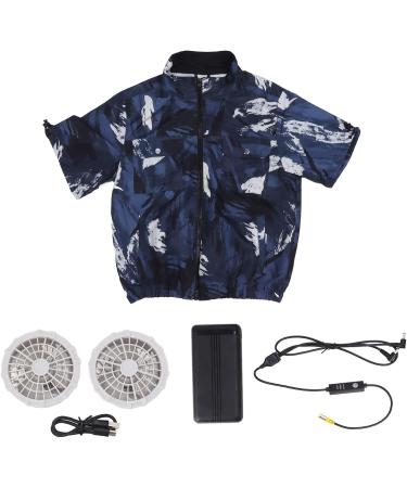 Buy Air-Conditioned Fan Clothing | Breathable Cooling Jacket - Portable & Lightweight with 3 Adjustable Levels for Construction Sites (L) - Buy Online on GoSupps.com