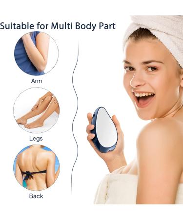 Tgosomt Crystal Hair Remover for Women - Painless Hair Removal for Arms, Legs, and Back - Gun-Black - Buy Online on GoSupps.com