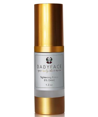 Babyface Instant Tightening Serum - 8% DMAE for Maximum Tightening & Anti-Aging - 1.3 Fl Oz - Buy Online on GoSupps.com