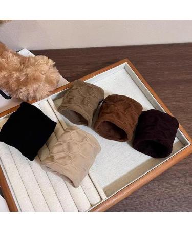 Hair Ties Thick Hair | Stretch Hair Bobbles Cotton Seamless Hair Tie Headband - Ponytail Holder Wide Hairties Hair Bands Accessories for Women Girl - Buy Online on GoSupps.com