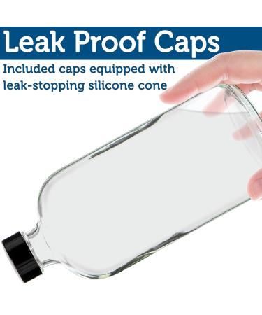 Sally s Organics 16oz Clear Glass Spray Bottles - 6 Pack | Refillable for Laundry Linen Vinegar Plant Misting & Hair Styling | Chemical-Resistant Adjustable Mist & Stream Sprayer - Ships Internationally - Buy Online on GoSupps.com