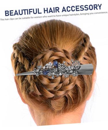 FOMIYES Girls Hair Accessories Hair Barrettes Hair Clips Rhinestone Hairpins Hairpin for Women Girls Hairpin Hair Accessories for Women Hair Decoration Rhinestones Miss Metal Headgear - Buy Online on GoSupps.com