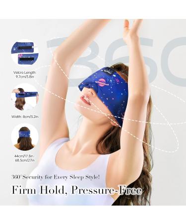 LC-dolida Bluetooth Sleep Mask - Silk Eye Mask with Headphones for Side Sleepers | Cooling Comfort & Sound Quality - Perfect for Men & Women - Buy Online on GoSupps.com