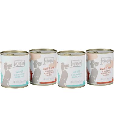 Mjamjam Premium Wet Dog Food - Monopacle I with Lamb & Turkey 6 Pack (6 x 800g) - Natural & Rich in Meat - Buy Online on GoSupps.com