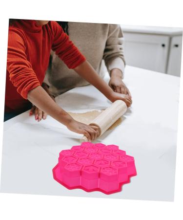 Milisten Silicone Honeycomb Cake Mold Chocolate Candy Molds Silicone Muffin De para Gelatinas Silicone Chocolate Honeycomb Cake Mold Silicone Manual Silica Gel Hand Model Pink - Buy Online on GoSupps.com