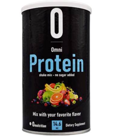 Buy Omnitrition Omni Protein Shake Mix - Unflavored No Sugar Added - 14.6 oz | International Shipping Available - Buy Online on GoSupps.com