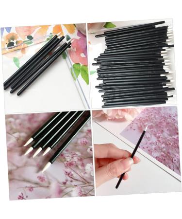 Beavorty 200 PCS Disposable Eyeliner white Mascara Brush Wands Eyeliner Brush Head miniature gel 9x0.7cmx2pcs Blackx2pcs - Buy Online on GoSupps.com