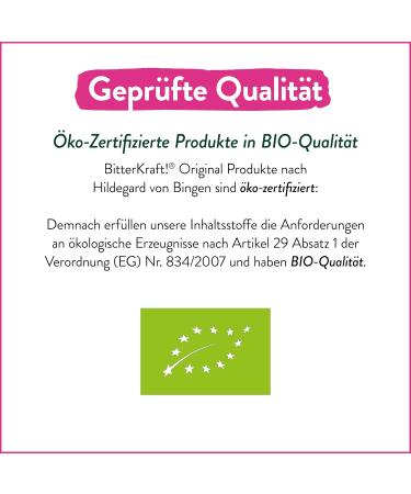 Bitter Power! Alcohol-Free 100ml - High-Dose Bitter Drops with 9 Exquisite Herbs | Vegan & 100% Natural - Hildegard von Bingen Formula - Buy Online on GoSupps.com