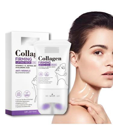 Neck Creams for Firming Roller - Collagen Neck Cream - Retion Neck Firming Cream - Anti Aging and Anti Wrinkle Neck Cream - Rich in Vitamin C+E and Hyaluronic Acid - Neck Moisturizer