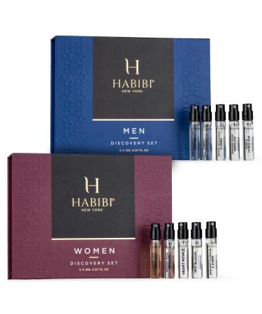 Men's Perfume & Women Perfume Sample Sets - Cologne for Men Men's Cologne Sampler 10 Mini Sprays (2 mL Each) Made in USA