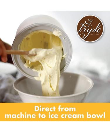 Delicious Premium Chocolate Ice Cream Starter Mix - Easy & Quick Gourmet Dessert, Makes 2 Quarts - Made in USA (15oz) - Buy Online on GoSupps.com