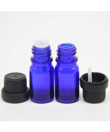 Yizhao 10ml Blue Pipette Bottles (12 Pack) with Orifice Reducers for Essential Oils Aromatherapy Fragrance Samples & More - Buy Online on GoSupps.com