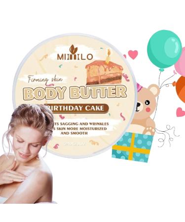 Body Glaze Body Butter Donut Moisturizing Body Glaze Body Butter Nourishing Hydrating Body Cream Suitable For All Skin-Birthday cake