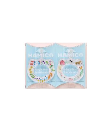 Baby Toothbrush Gift Set - Extra Soft & BPA Free for First Teeth | Easy Grasp Infant Toothbrush | Farm Animals & Wildflowers | Perfect Baby Registry Gift - Buy Online on GoSupps.com