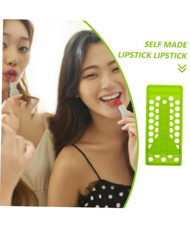 2pcs Lipstick Filling Mold DIY Kit | Lip Balm Crafting Set with Trays & Spatula | Perfect for Lipstick & Lip Balm Filling - Buy Online on GoSupps.com