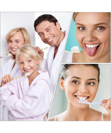 Gandeer 200 Pieces Disposable Toothbrushes - Individually Wrapped Bulk Manual Toothbrush Set for Travel - Adults & Kids - 2 Colors - Buy Online on GoSupps.com