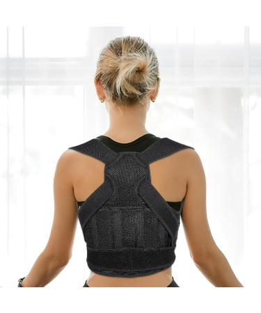 Adjustable Back Posture Corrector Belt Straps for Men & Women | Neoprene Support for Better Posture | 48.5x35cm - Buy Online on GoSupps.com