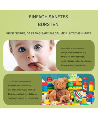  JINGLING JINGLING Nail polish against chewing nails | Specially designed for - 5ml with unpleasant taste to support the mouth for kindergarten nursery girls - Buy Online on GoSupps.com