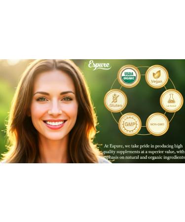 Espure Organic Lion's Mane USDA Certified Organic Lab Tested Non-GMO Gluten Free 60 Count - Buy Online on GoSupps.com