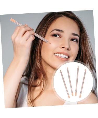 Mipcase 4pcs Concealer Pen Makeup Concealer for Face Highlighter Stick Wooden Makeup Concealer Stick Make up 1 ml (Pack of 1) Ivory - Buy Online on GoSupps.com