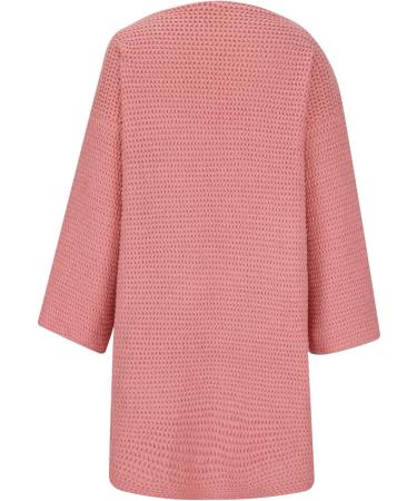 Yihaojia Women Open Front Knit Cardigan Sweater 2023 Fall Long Batwing Sleeve Chunky Knit Cardigan Sweater Outwear Hot Pink#11 Medium - Buy Online on GoSupps.com