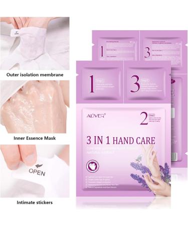 3-in-1 Hand Care Mask - Moisturizing Gloves & Repair Cream for Dry, Aging Hands - Buy Online on GoSupps.com