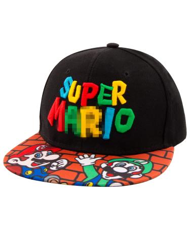Basecap Children Boys Super Hat Cap Children Bros Cap Hat Gift Boys Snapback Children
