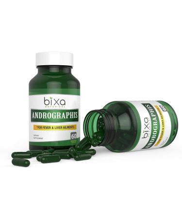 Bixa BOTANICAL Andrographis Extract 20% Andrographolide 60 Veg Capsules - Natural Liver Tonic & Immunity Support Supplement - Buy Online on GoSupps.com