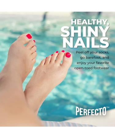 Perfecto Tea Tree Oil Toenail & Fingernail Treatment - Extra Strength Nail Repair for Yellow & Cracked Nails - 0.50 Fl Oz (Pack of 2) - Buy Online on GoSupps.com