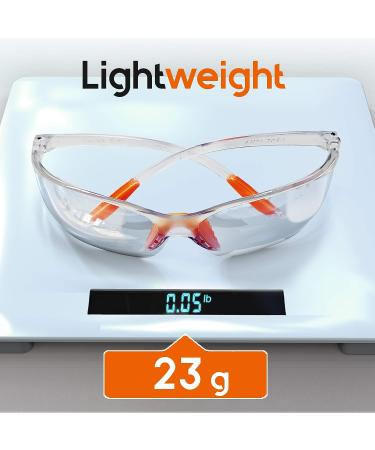 Safety Glasses UV 400 Protection for Eye Protection & Corded Earplugs Kit-Lightweight  Thick  Anti Fog  Scratch Resistant  Clear  Wraparound Eyewear for Indoor/Outdoor Work (Set of 3) - Buy Online on GoSupps.com