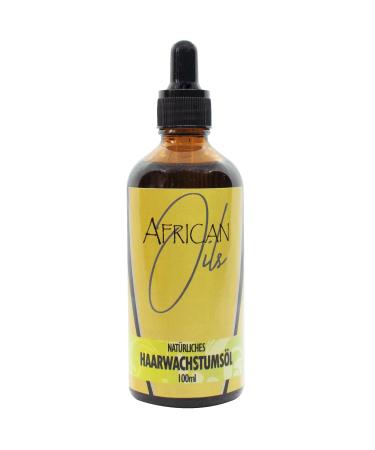 African Oils Hair Growth Oil 100ml – 100% Pure, Cold Pressed & Oils – Promotes Hair & Beard Growth – Intensely Nourishing & Moisturizing