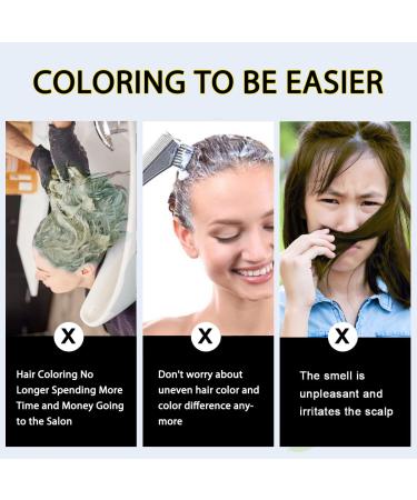 Brown Hair Dye Shampoo - 3-In-1 Instant Coloring & Gray Hair Coverage - 500mL - Herbal Formula for Men and Women - Buy Online on GoSupps.com
