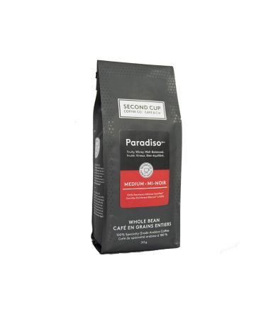 Second Cup Paradiso Medium Roast Coffee Beans- 100% Rain Forest Alliance Certified