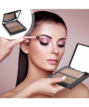 ULTECHNOVO Palette de Poudre Highlighter et Contouring Duo Couleurs Poudre Illuminatrice L g re pour Maquillage Naturel et Luminosit du Teint Usage Professionnel et Quotidien - Buy Online on GoSupps.com
