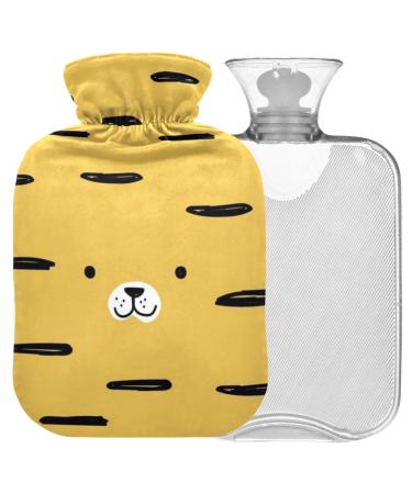 Naanle Funny Dogs hot water bottle with reference heat and cold therapy warm water bottle 2 l large warm-up bag for bed hand foot warmer pain relief