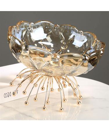 Fruit Basket Bowl Crystal Glass Fruit Bowl Chinese Retro Handmade Transparent Geometric Candy Bowl Home Living Room Kitchen Desktop Decor Fruit Dish Fruit Bowls (Size : C) - Buy Online on GoSupps.com