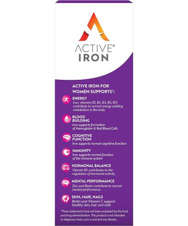 Active Iron for Women: Non-Constipating High Potency Capsules + Multivitamin Tablets - Boosts Immune System - Buy Online on GoSupps.com