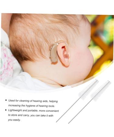 5pcs Hemoton Cleaning Brush Set - Stainless Steel Nylon Earwax Remover & Hearing Amplifier Cleaner - Buy Online on GoSupps.com