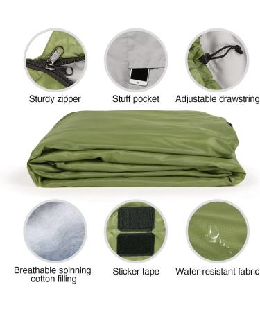 REDcamp Ultra Lightweight Green Sleeping Bag for Backpacking - 1.5lbs, Warm Weather Comfort for Adults | Compression Sack Included - Buy Online on GoSupps.com