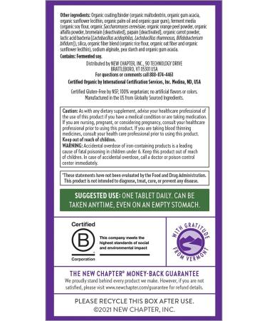 New Chapter Every Woman's One Daily Multivitamin - 72 Vegetarian Tablets for Optimal Health - Buy Online on GoSupps.com