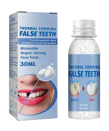 Tooth repair granules 30ml tooth repair set reusable temporary tooth repair kit fitting beads Voltable fake teeth and thermal beads replacement kit