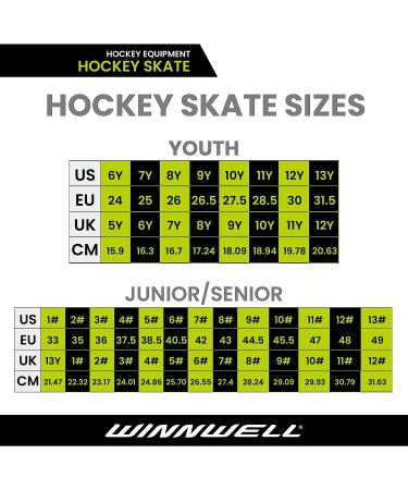 Winnwell Youth Hockey Skate with Balance Blades - AMP300 | Ice Skates for Boys & Girls | Helps Kids Learn to Skate Faster - Buy Online on GoSupps.com