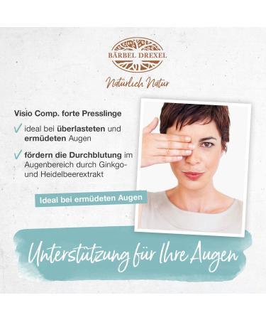 B rbel Drexel Visio Comp.Forte Tablets - 152 pcs Eye Vitamins with Lutein Zeaxanthin & Blueberry Extract | Enhance Eyesight & Circulation | 100% Made in Germany - Buy Online on GoSupps.com