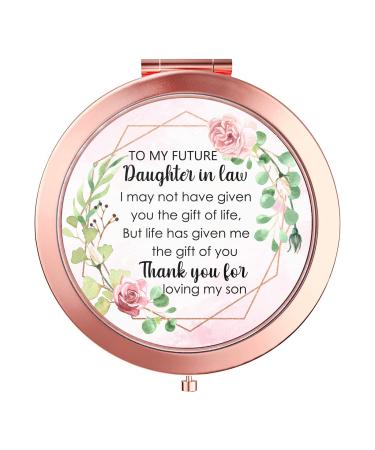 GAOLZIUY Future Daughter in Law Gifts on Wedding Day  Gifts for My Future Daughter-in-Law  Bride Wedding Gift Daughter in Law Bridal Shower Gift from Mother in Law  Gifts for New Daughter Rose Gold-daughter in Law