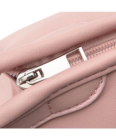 Hair Dryer Carrying Bag Waterproof High Capacity Useful Travel Faux Leather Hair Curler Storage Pouch Pink - Buy Online on GoSupps.com