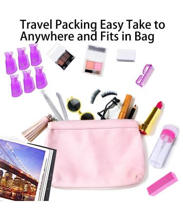 Nail Polish Remover Kit - 500 Pcs Cotton Pads, Purple Clips, Bottle, Pusher, Brush & File - Buy Online on GoSupps.com