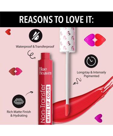 Stilion Lip Kicks Non-Transfer Liquid Matte Lipstick Set of 7 | Long-Lasting Hydrating Lip Color for Women | 19.6ml - Buy Online on GoSupps.com
