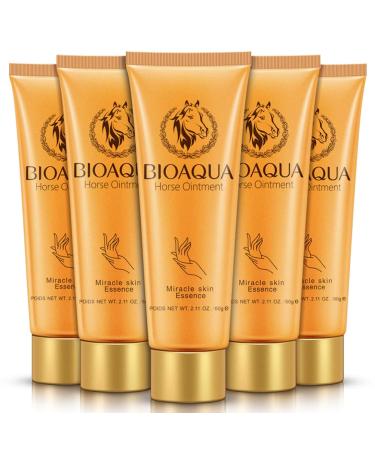 BIOAQUA Horse Oil Hand Cream | Anti-Aging Miracle Skin Care Essence & Cleansing Foam | Natural Moisturizing 60g - International Shipping Available - Buy Online on GoSupps.com