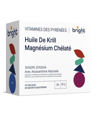 Huile de krill de l'Antarctique Om ga-3 avec EPA et DHA + magn sium ch lat Haute absorption avec phospholipides et astaxanthine Favorise la sant du c ur et des articulations |